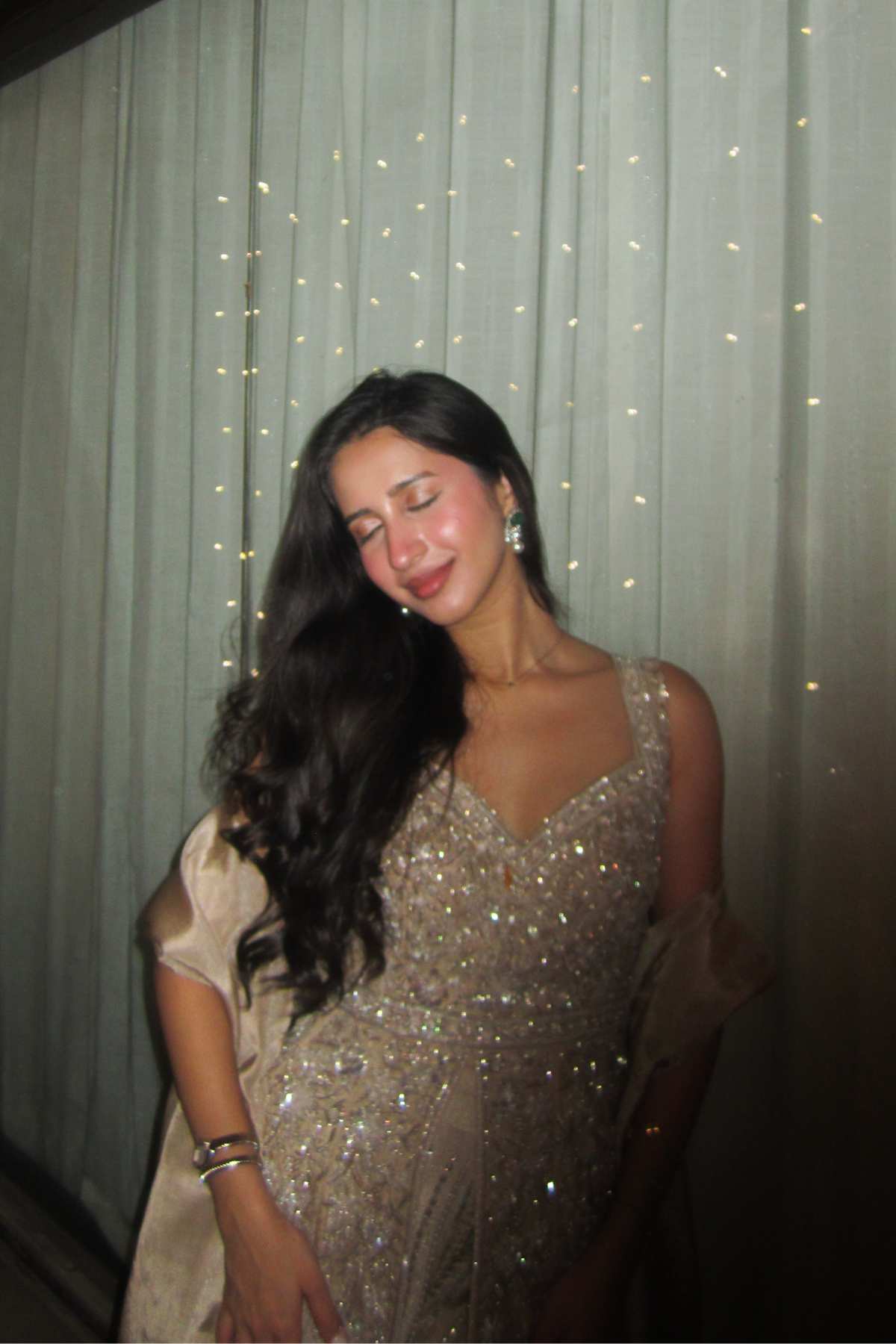 Elisha Chopra in Alaya Peplum Set