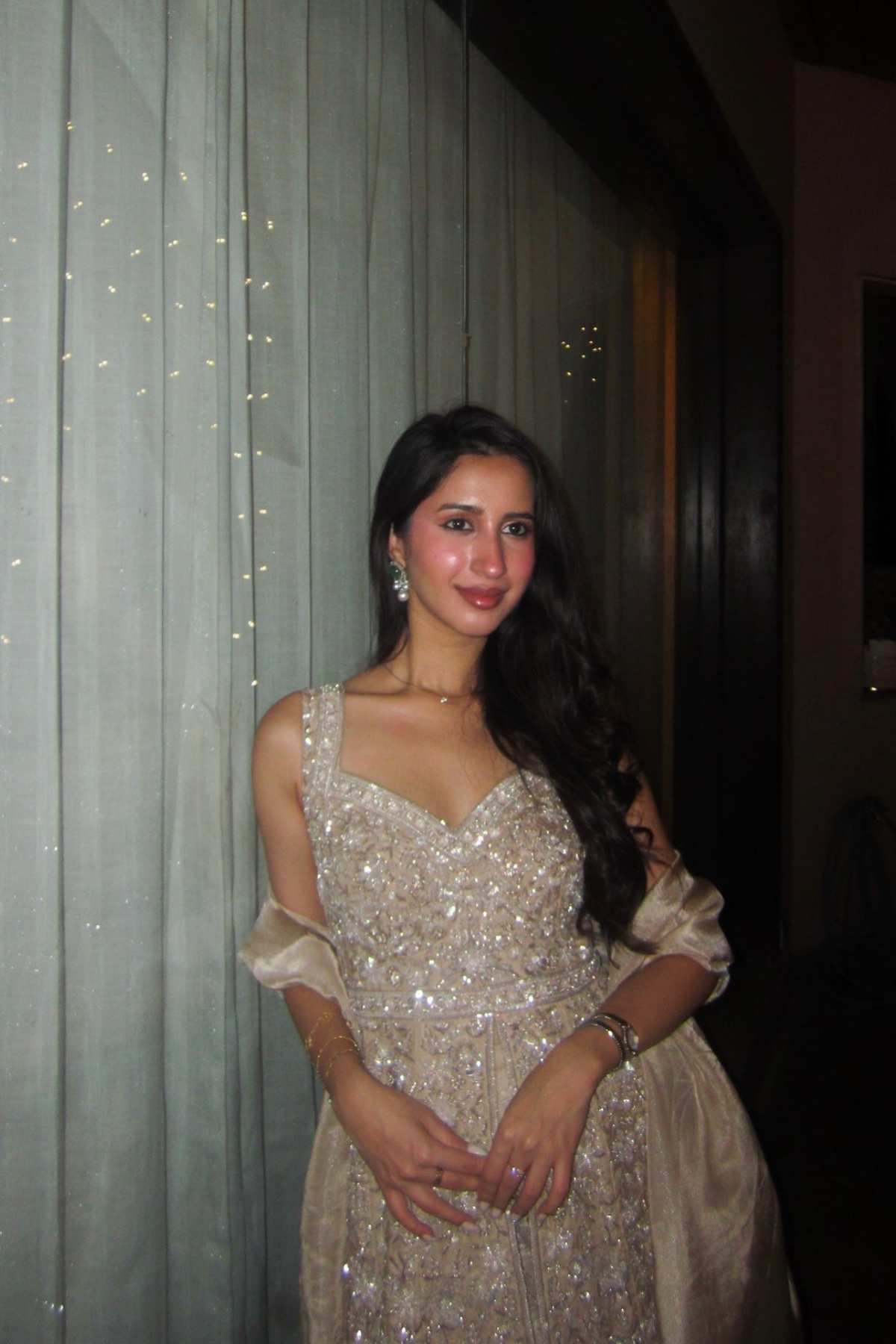 Elisha Chopra in Alaya Peplum Set