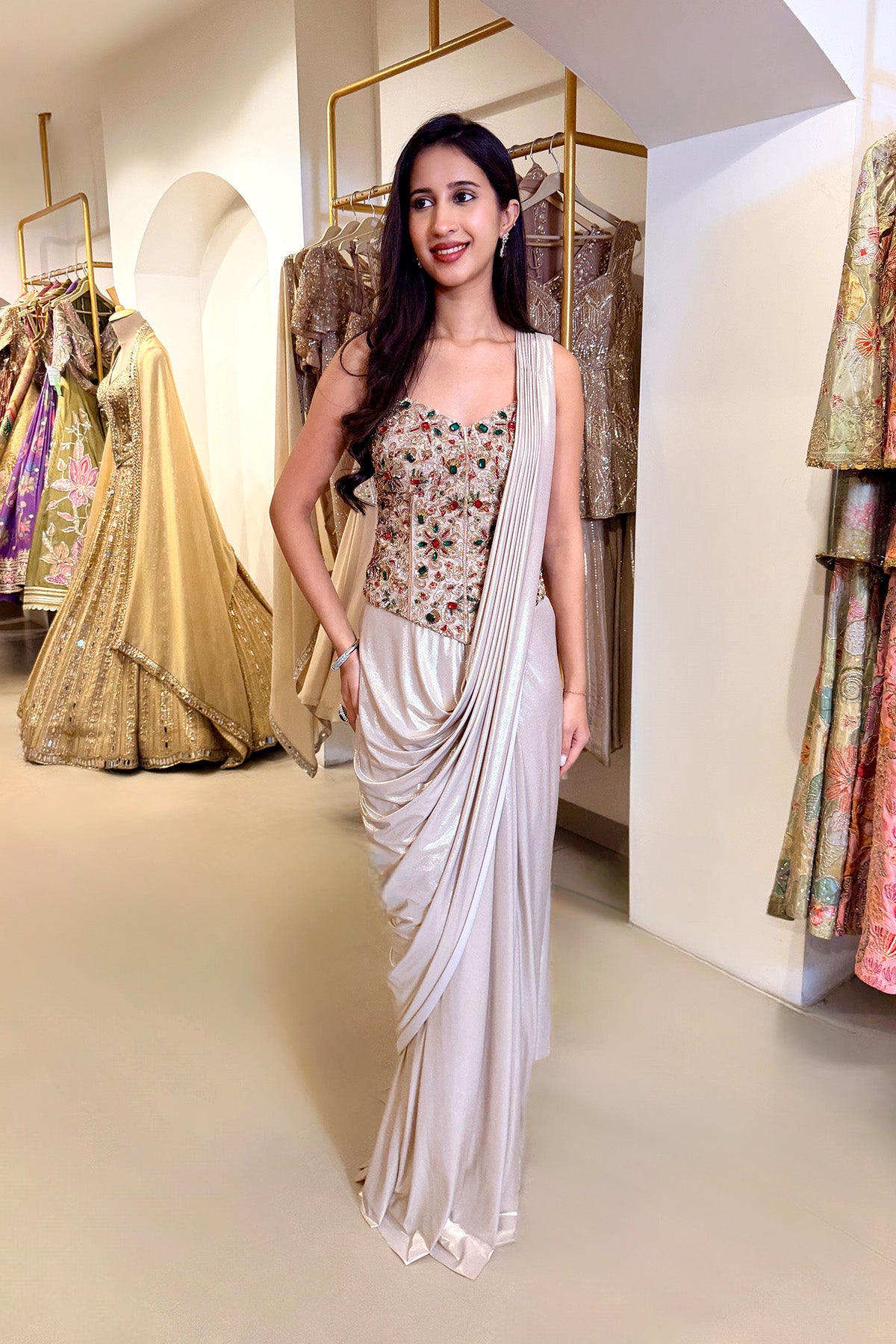 CELESTIA SAREE SET
