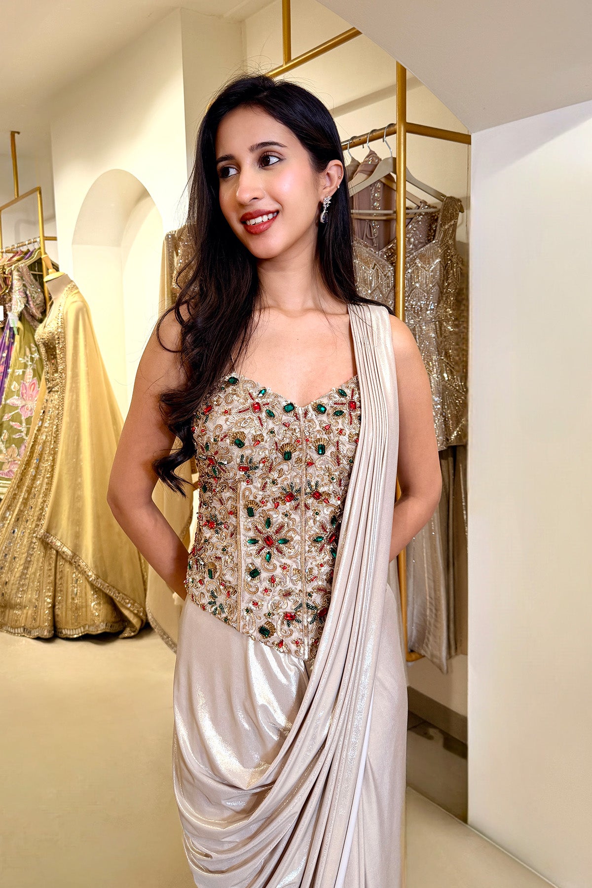 CELESTIA SAREE SET