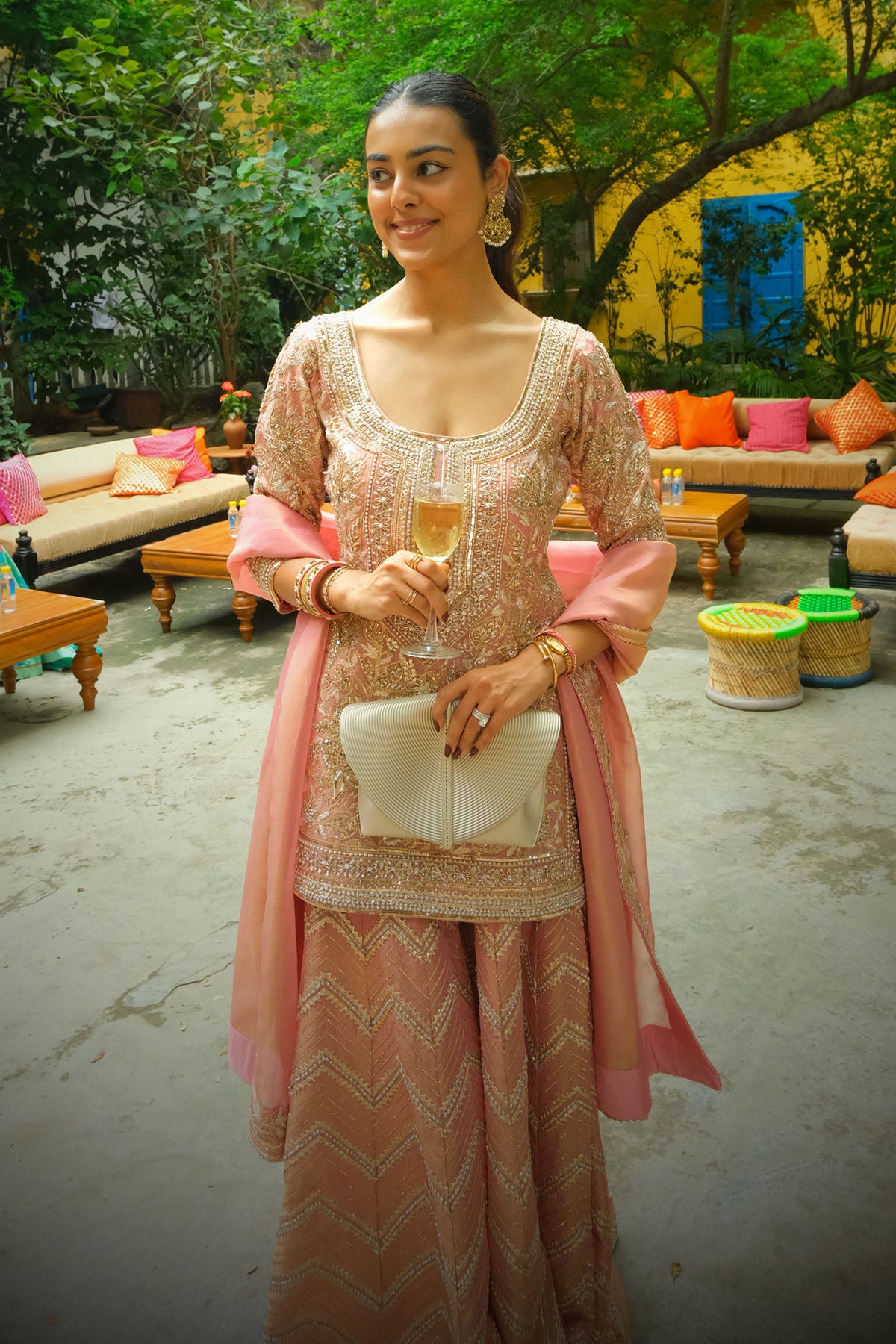 Nikita Khurana in Saba Sharara Set